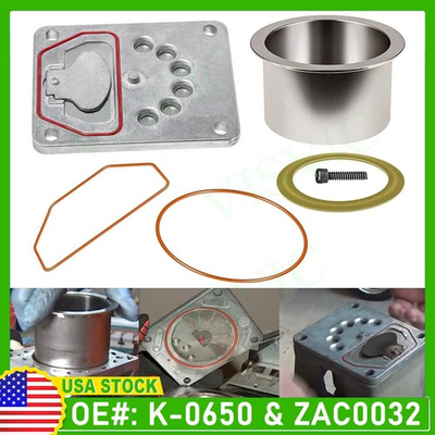 #ad Air Compressor Cylinder Sleeve amp; Ring Kitamp;ZAC0032 Valve Plate Kit For Craftsman⭐ $39.71