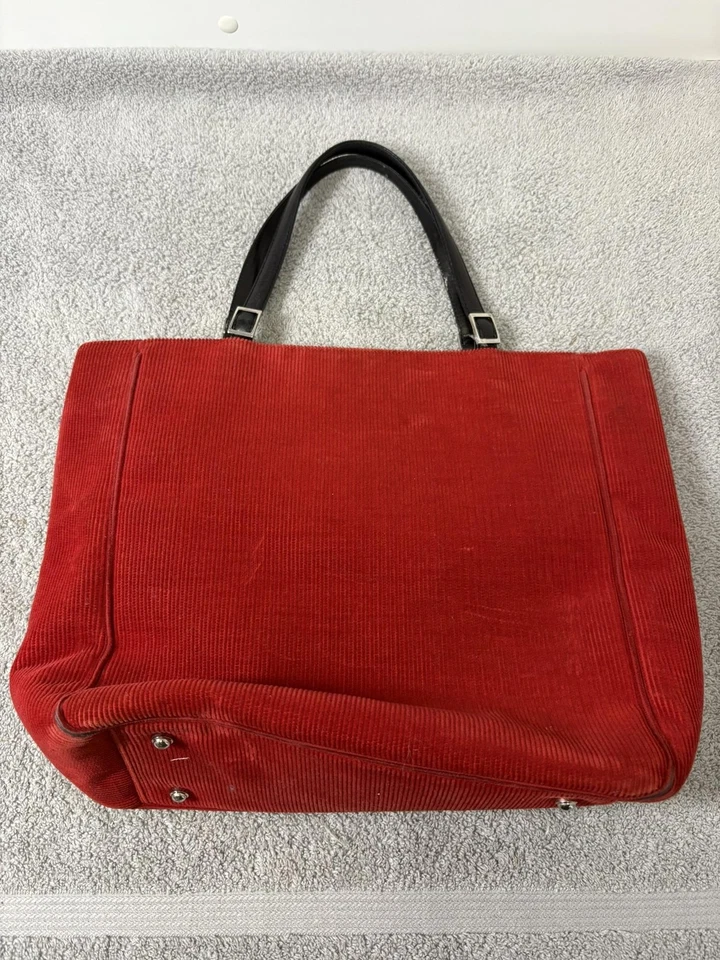 Bolso de Mano Kate Spade New York Mujer Rojo Pana Hombro Negro Asas De Colección Foto 3 de 4
