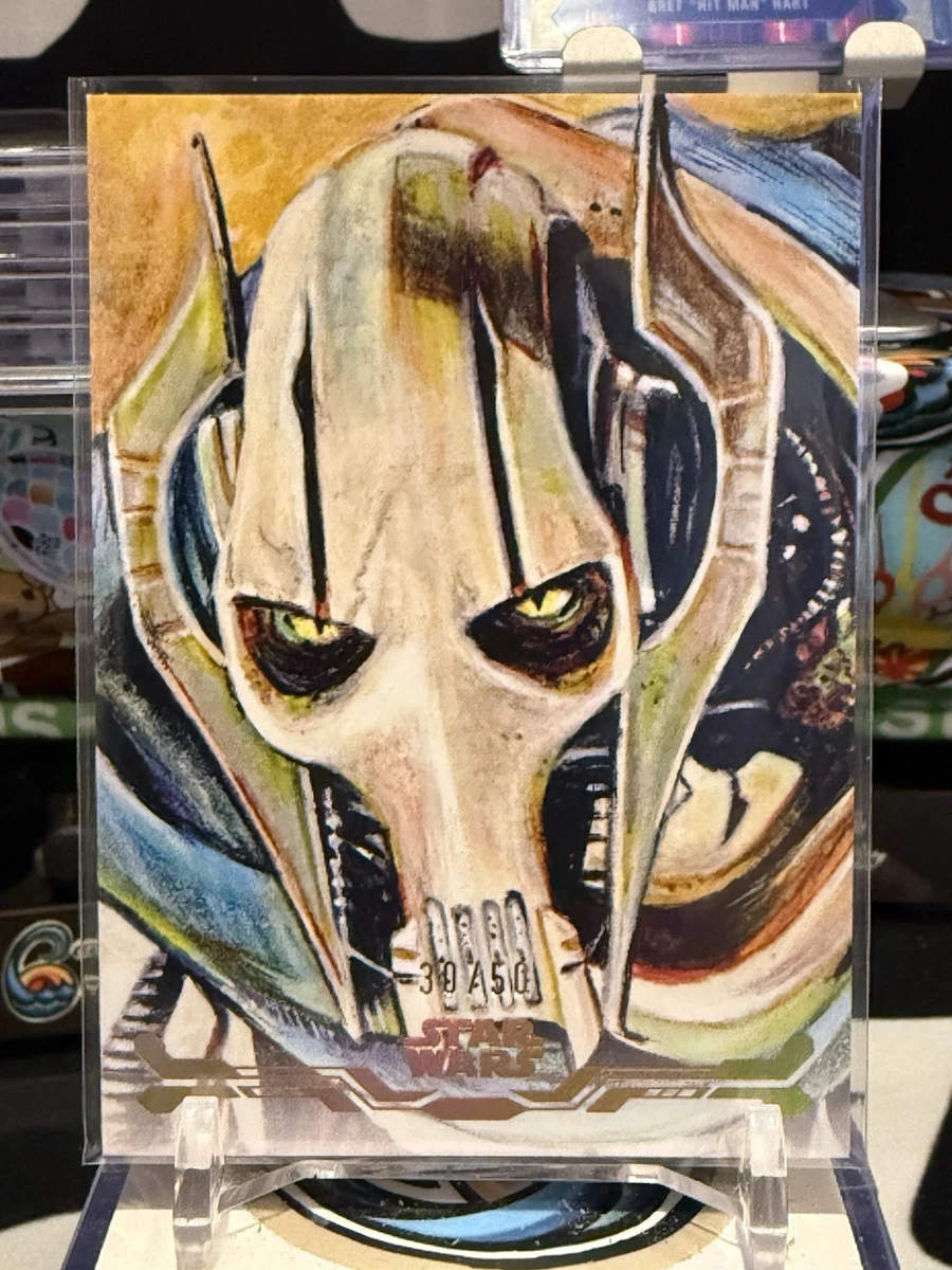 Topps General Grievous Star Wars Collectable Trading Cards for