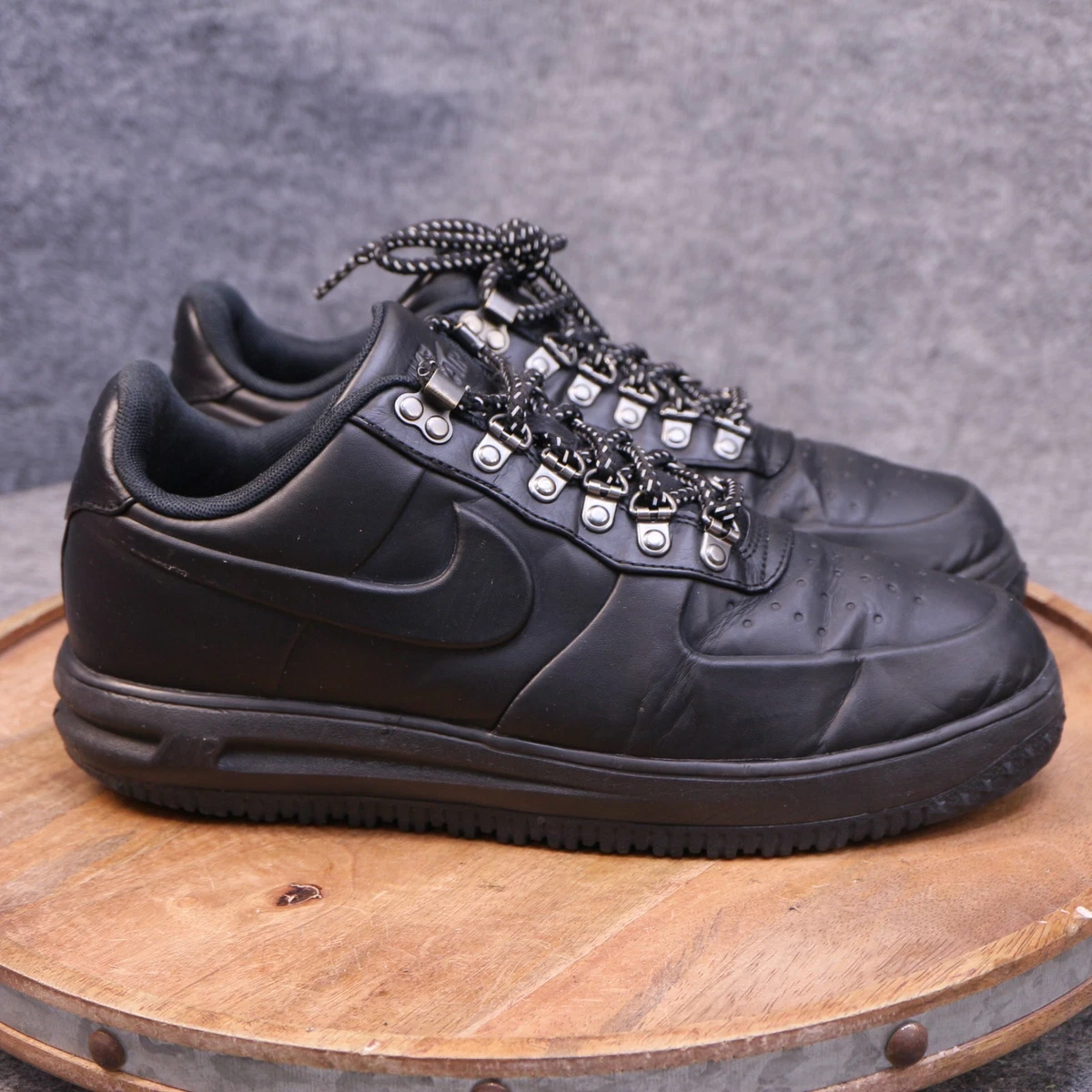 Nike LF1 Lunar Air Force 1 Duckboot Low All Black Black Size 9 [AA1125-001] New Nike Lunar Force 1 Duckboot Low Men main image 4