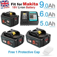 FOR MAKITA 18V 5.0Ah 6.0Ah 9.0Ah LXT LI-ION BATTERY BL1860 BL1850 BL1840 CHARGER