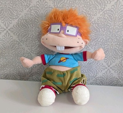 Sehr guter Zustand Rugrats Chuckie Plüschtier Stofftier Puppe Vintage 2001 Nickelodeon Gosh Viacom 11 Zoll