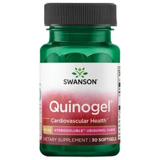 Swanson quinogel (hydrosoluble ubiquinol coq10) 50 mg 30 Softgels