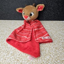 Rudolph the Red Nosed Reindeer Baby s 1st Christmas Lovey Red Security Blanket