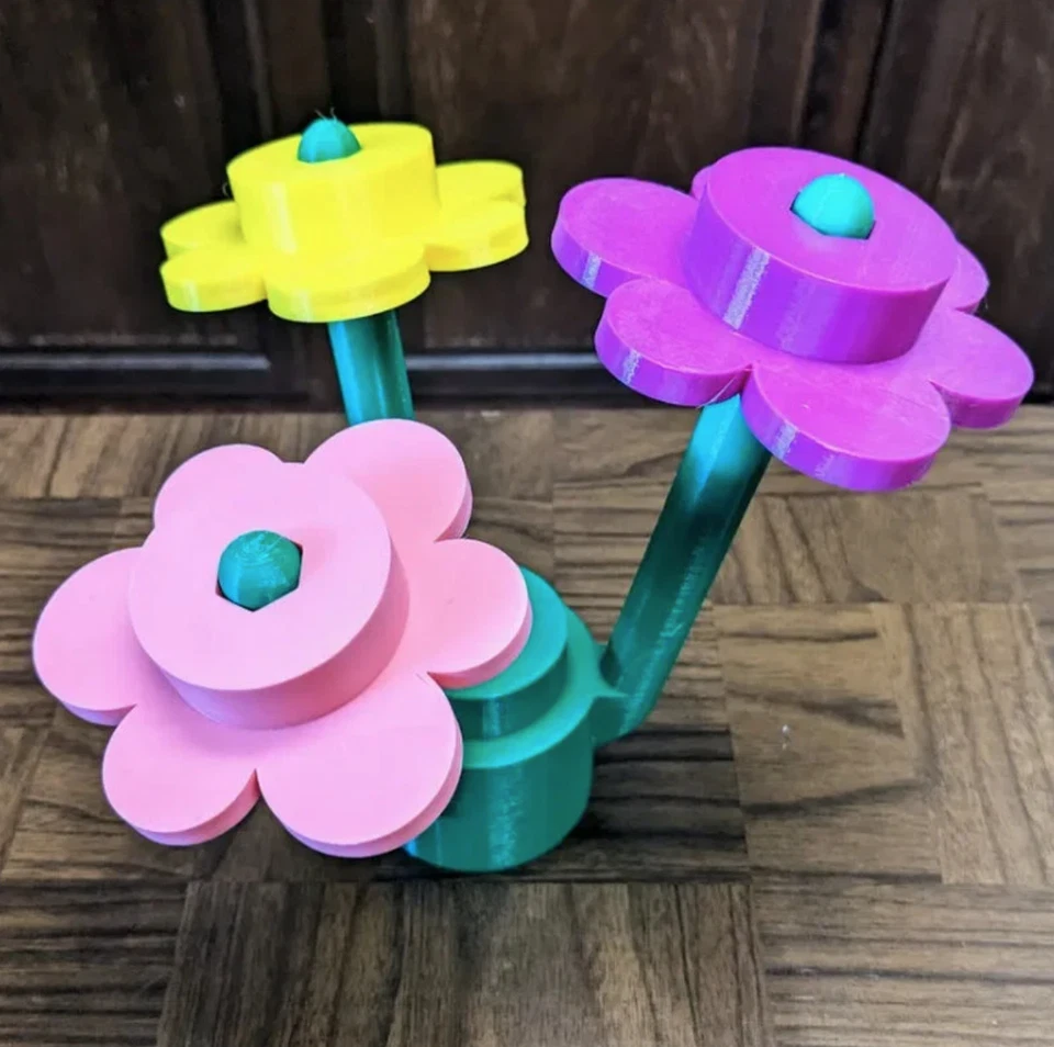 Large Lego Brick Flower | Oversized Life Size Lego Room Decor Flower | Decor - Image 4 of 4