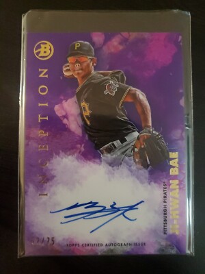 2021 Bowman Inception Inception Auto /75 Ji-Hwan Bae #PA-JB Auto. Pirates