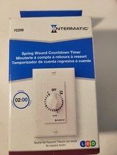 Intermatic Fd2hw Timer, Spring Wound, 2 Hr - 2 hour - new