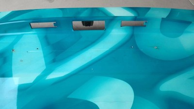 SMART ForTwo 450C HECKKLAPPE HECKPANEL KOFFERRAUMKLAPPE JACK BLACK  