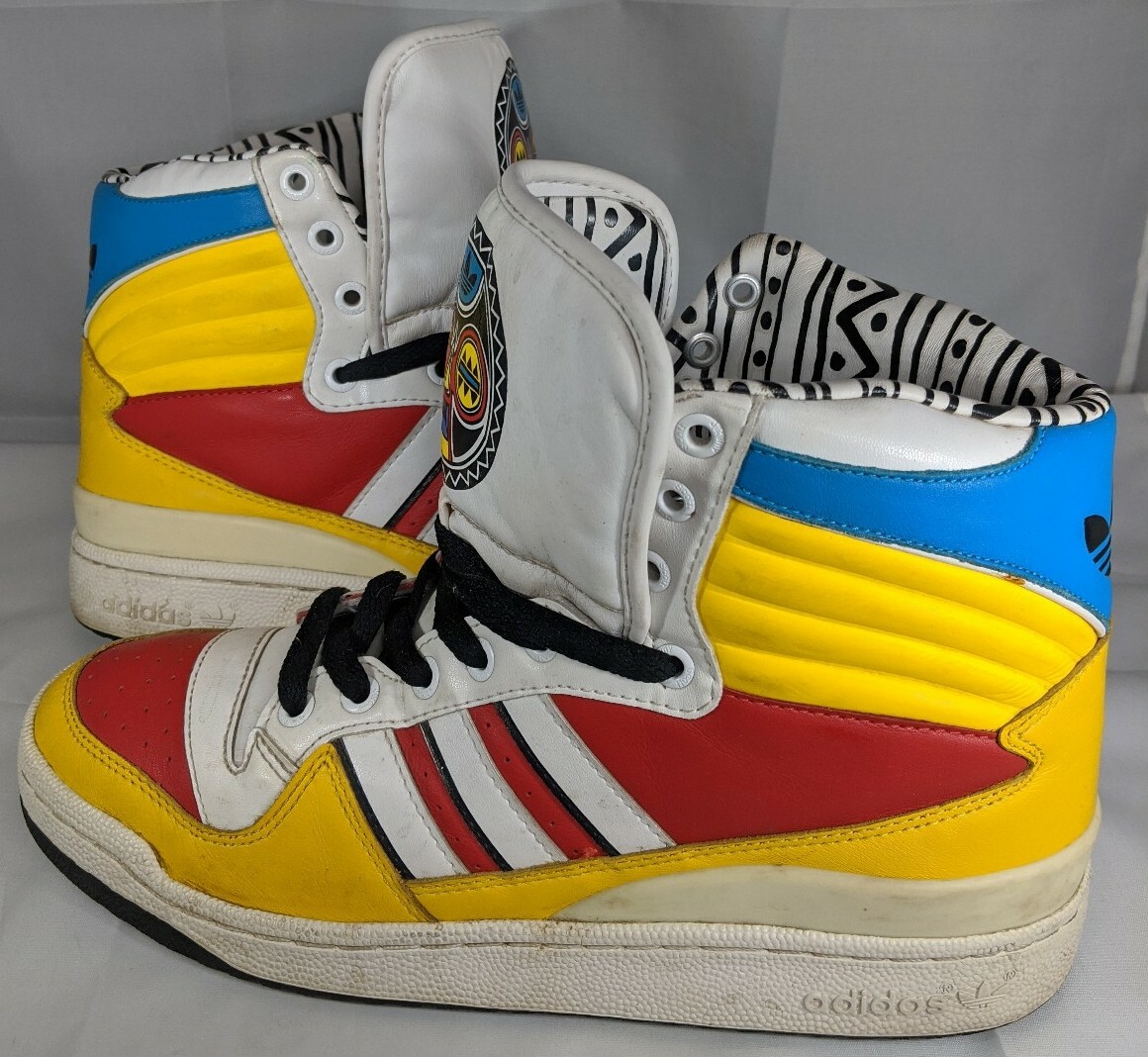 靴 Rare Archive Adidas x Jeremy Scott Adidas x Jeremy Scott Madballs Sneakers Sz 14 Mens DEADSTOCK