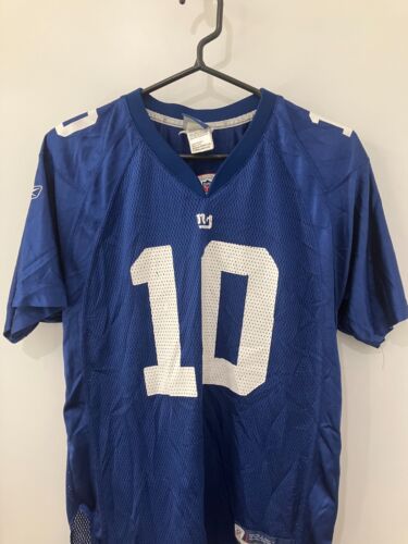 Eli Manning New York Giants Reebok blue screened jersey youth XL | eBay