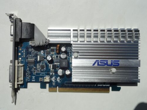 Asus GeForce 8400 EN8400GS Silent Graphics Card VGA/S-Video/DVI 256MB - Picture 1 of 12