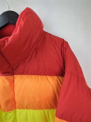 WORN 1x BURBERRY Men's US 40 L Rainbow Goose Down Puffer WORN 1x BURBERRY Men's US 40 L Rainbow Goose Down Puffer