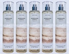 5 Bath  Body Works SUNWASHED SANTAL Fragrance Mist Body Spray 8 oz
