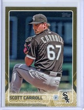 2015 Topps Update Scott Carroll US212 Gold 1735/2015 Chicago White Sox