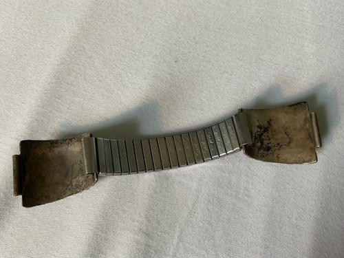 NAVAJO STERLING SILVER TURQUOISE WATCHBAND EXTENDERS HEAVY 44.0G #FE871 - Picture 4 of 4