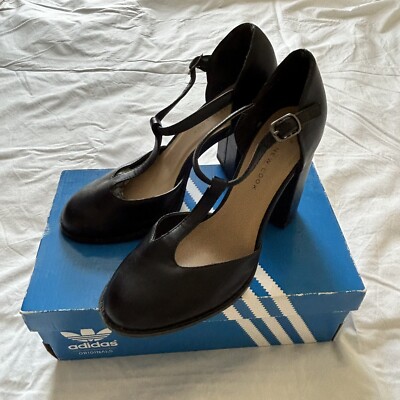 New Look Black Wide Fit Mary Jane Block Heels (UK4) UK
