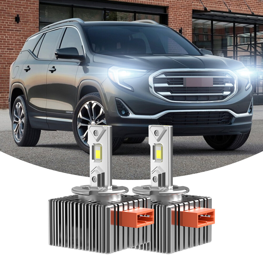 For GMC Terrain 2018-2020 pair D5S D5R LED Headlight Bulbs Kit High-Low Beam