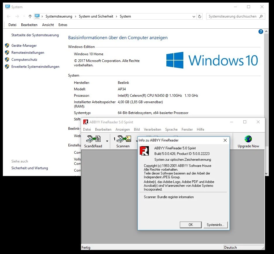 FineReader Sprint 5 Texterkennungssoftware Texterkennung OCR Schrifterkennung - Bild 2 von 4
