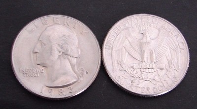 1983 D - GEORGE WASHINGTON QUARTERS - AU TO UNCIRCULATED - 40