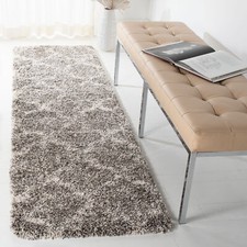 Safavieh Power Loomed Hudson Shag Grey / Ivory Area Rugs - SGH269F