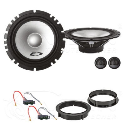 ALPINE LAUTSPRECHER für SEAT LEON I 1M 1999-2006 Front Heck 2-Wege 280W #ABDR
