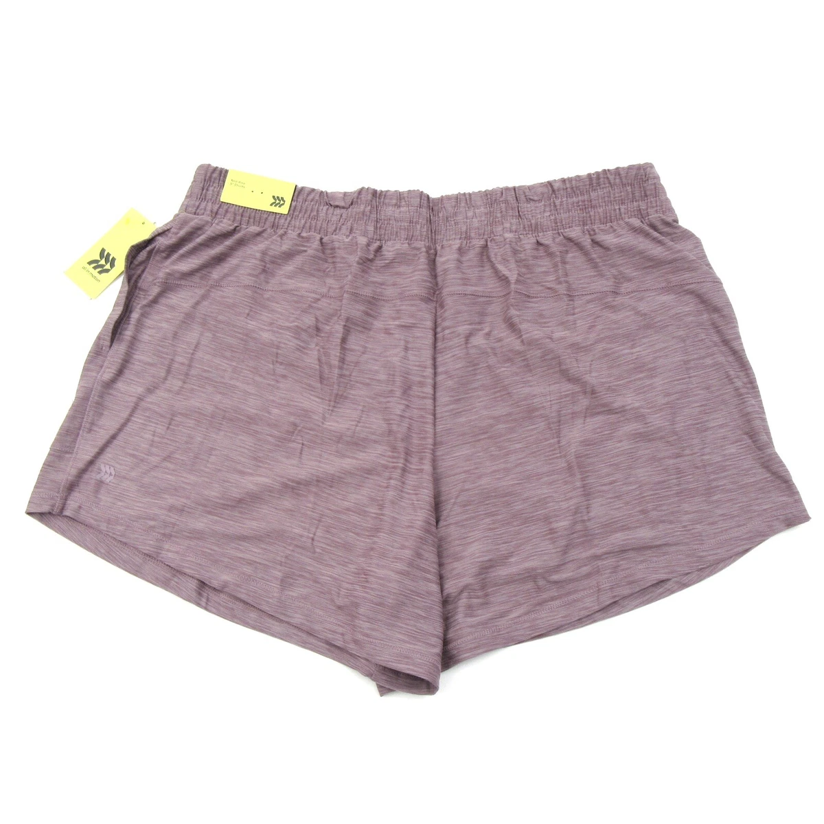 All in Motion Womens Size XL Mid Rise Knit Shorts Heathered