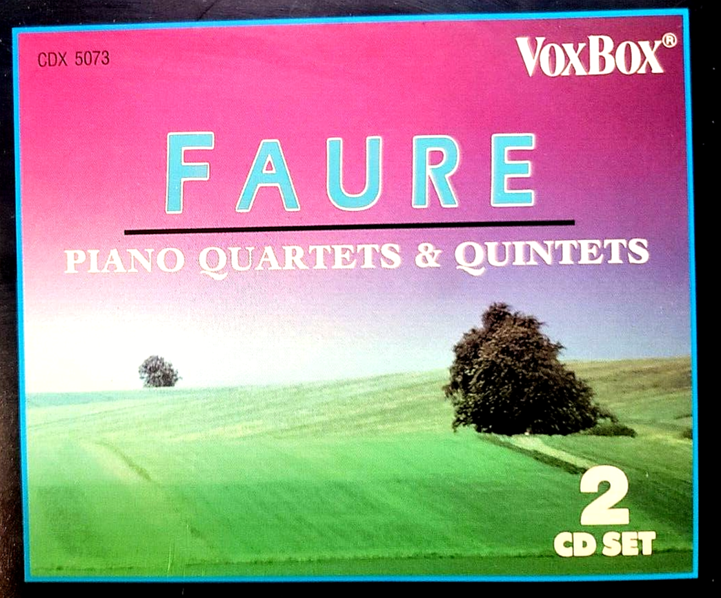 【中古】「非常に良い」［CD］COMPLETE ORIGINAL QUARTET/QUINTET R Faure Piano Quartets & Quintets - ( 2 CD Set - VoxBox 2