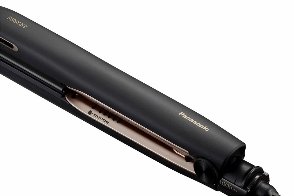 Plancha de pelo Panasonic EH-HS99-K para nanocare recto 240V negra Japón envío gratuito nueva Foto 4 de 4