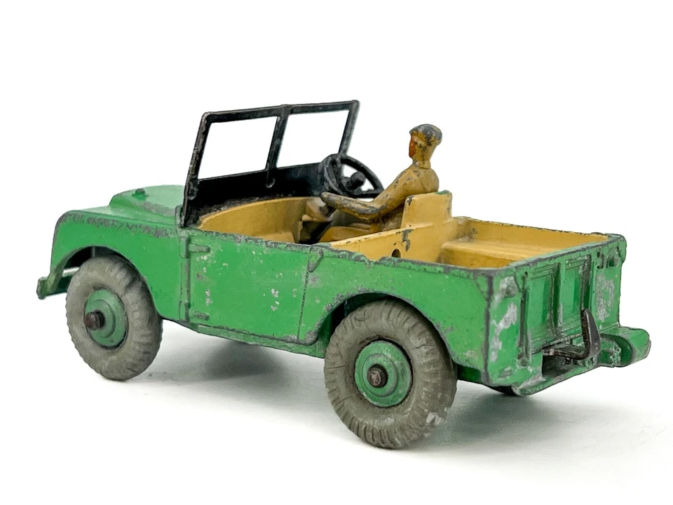 1954 Dinky Toys #340/341 Green Land Rover & Trailer Man Cave Diecast Steel WOW! - Image 3 of 4