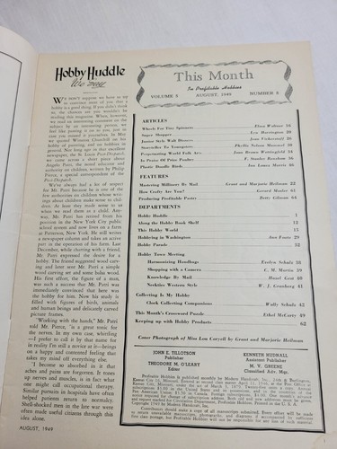 Profitable Hobbies Magazine from August 1949 Interesting Ads - Foto 3 di 4
