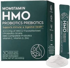MOMSTAMIN 2'-FL HMO Prebiotics & Probiotics for Immune & Digestive Supplement