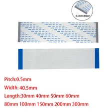 80Pin 0.5mm FFC FPC Flexible Flat Cable AWM VW-1 20624 80C 60V Connector Wire