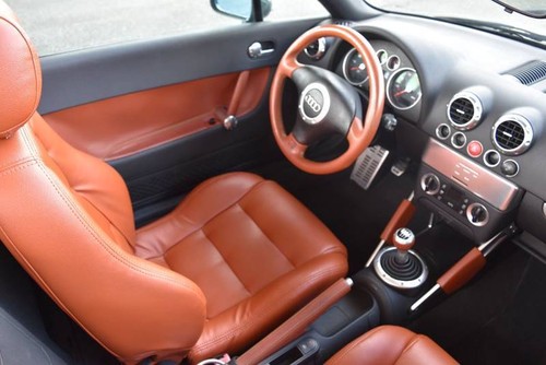 For Audi TT MK1 (1999-2006) Burnt Orange Leather Replacement Seat Covers - Picture 9 of 10