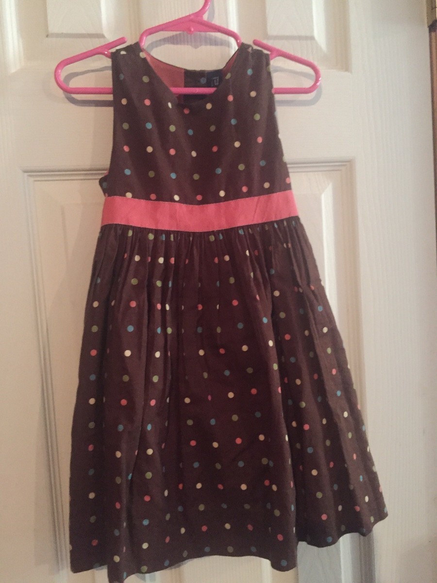 gap brown polka dot dress GAP SMOCKED - Day dress - brown dot/brown
