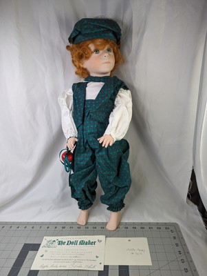 The Doll Maker Apple Andy Boy Porcelain 24 Inch Rick Willow Effner 363