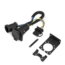 For Toyota Tacoma 2007-2024 7 Way Trailer Wiring Harness 4 Way Flat Plug Kit