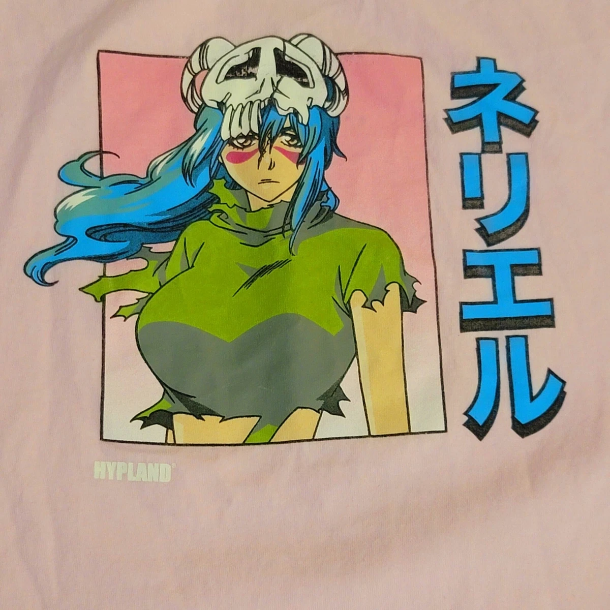 Rare Hypland X Bleach Pink Anime Nel Men's Tee T Shirt SZ 2XL Shonen Jump   eBay