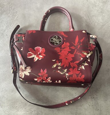 Guess Open Road Floral Handbag With Tags