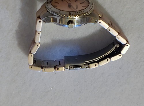 Fossil ES3045 - Peach Womens Stainless Steel Analog Dial - 5ATM - Wrist Watch - Picture 8 of 17