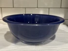 Vintage PYREX Mixing Bowl # 325 Clear Cobalt Blue Glass w/Rim 2.5L