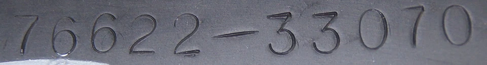 1999 Toyota Solara Front Left Mudguard Mudflap New Copper Metallic 7662206010E0 - Изображение 3 из 4