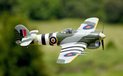 Hawker Typhoon EPO Warbird PNP mit Einziehfahrwerk und Landeklappen 110cm FMS 