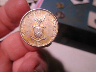 U.S. Philippines - 1944-D Silver Twenty Centavos - 10232101