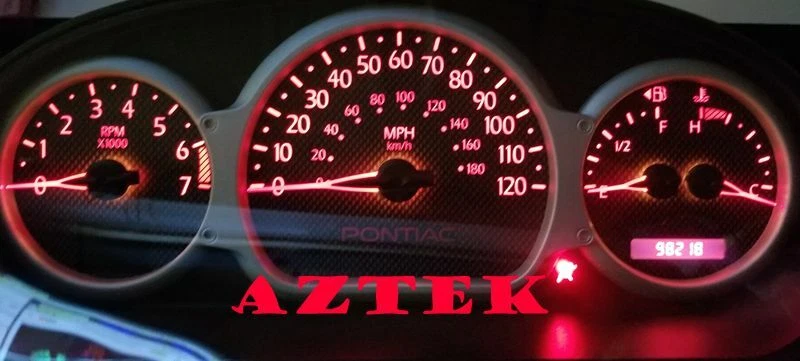 Pontiac Aztek Instrument Cluster 2003 a 2005 servicio de intercambio avanzado 2004 Foto 3 de 4