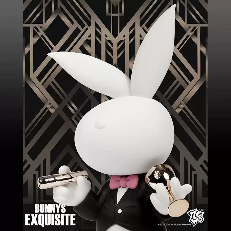 その他 zcwo BunnyS eXquisite // Guru 33cm ZCWO Bunnys Exquisite Guru Figure Designer Toy PVC Vinyl H