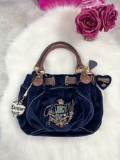 Vintage Y2k Juicy Couture Navy Large Tote Bag