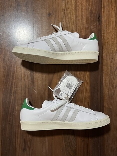 Zapatillas Kith Classics Adidas Originales Campus Años 80 Blanco/Verde Retro OG Talla 11 - Imagen 2 de 12