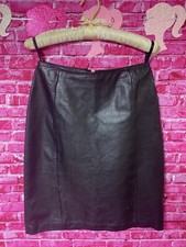 Vintage Wilson  s Suede  Leather Collection A-line Skirt Size 8 EUC