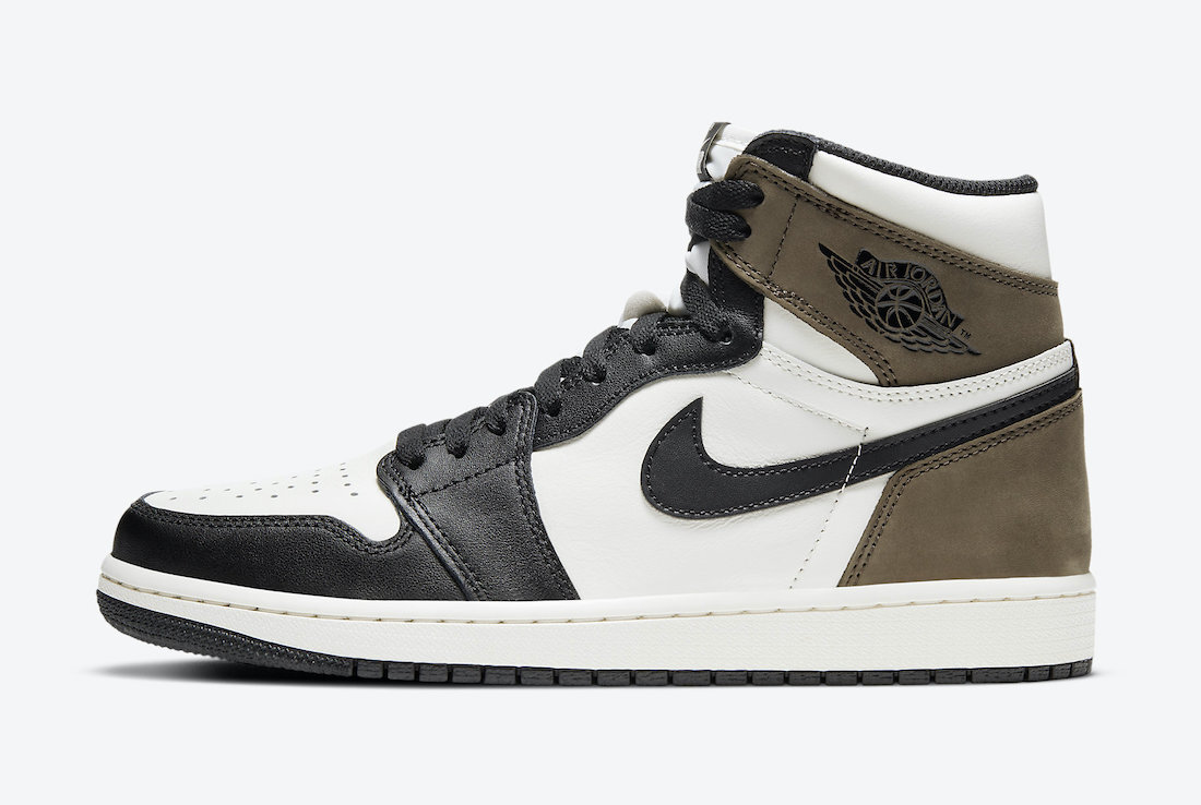 Nike Air Jordan Retro 1 High OG DARK MOCHA Black Sail White
