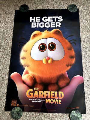 2024 The Garfield Movie- Original Movie Poster 27x40, Double Sided